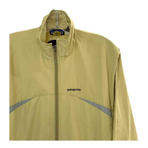 PATAGONIA Women's Waterproof Rain Jacket Full Zip in Yellow Size Medium - Picture 5 of 5